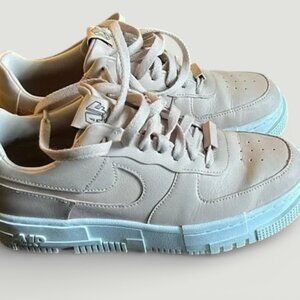 Nike Air Force 1 Pixel Particle Beige Womens Size 7.5 Low Top Sneakers